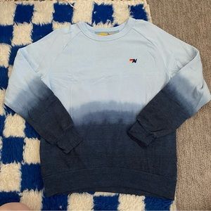 RARE Blue Ombré Aviator Nation crewneck